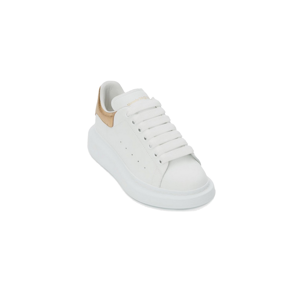 Alexander McQueen Oversized Sneaker WHITE GOLD - Imagen 2